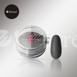 Pudra satinata pentru unghii Grey Silcare 0.5 g